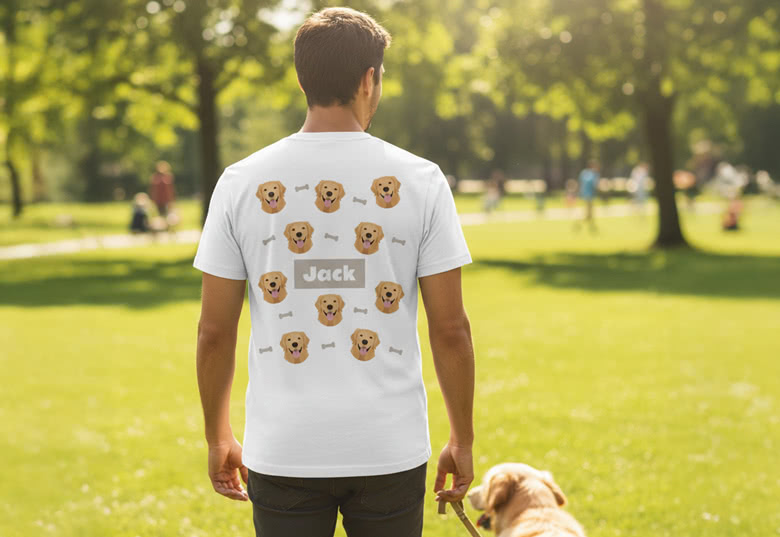 Custom t-shirt with AI image