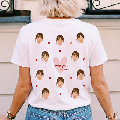 Personlig t-shirt med AI-bild