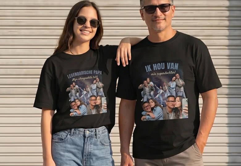 Bootleg tshirt vaderdag