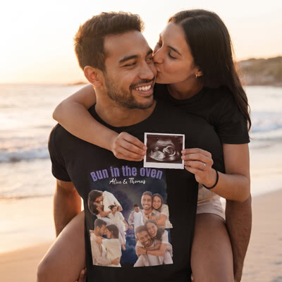 T-shirt bootleg pregnancy announcement
