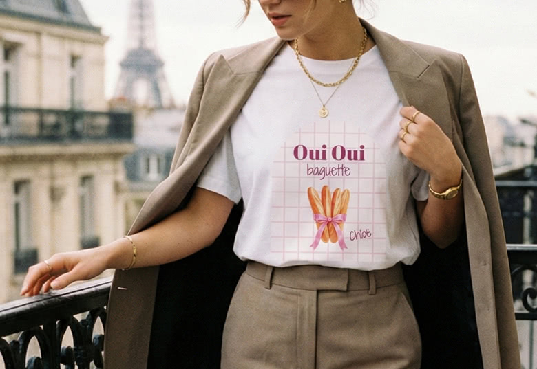 T-shirt personnalisé photo