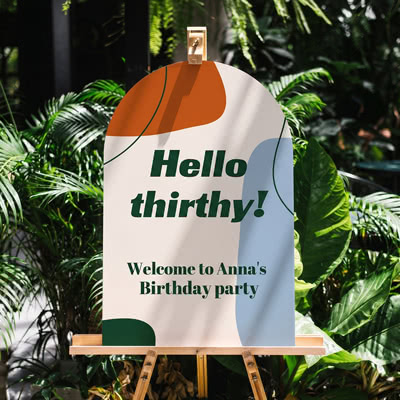 Personalised Welcome Sign