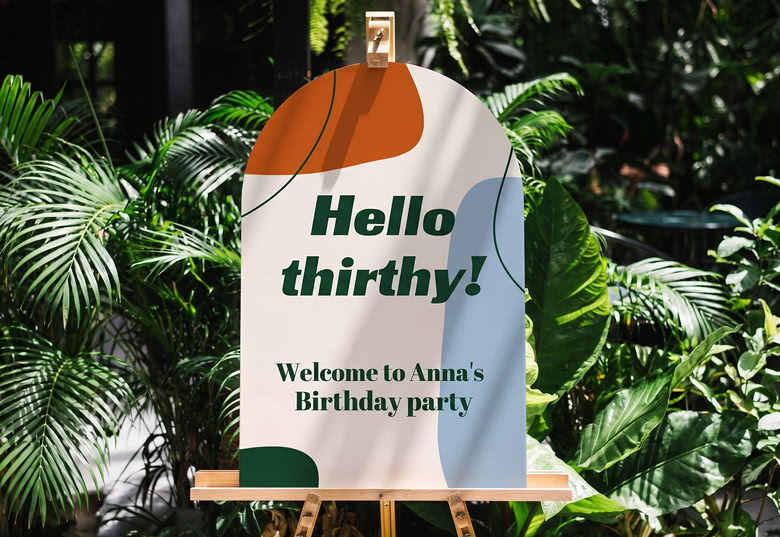 Personalised Welcome Sign