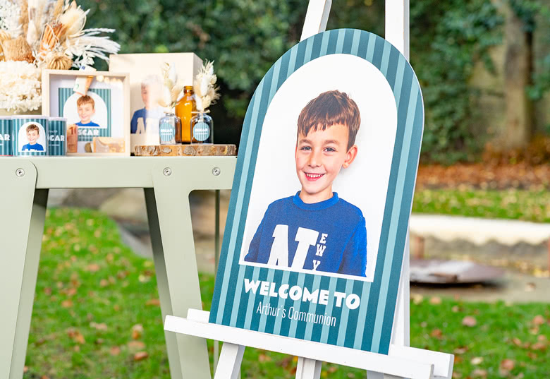 Panneau de bienvenue