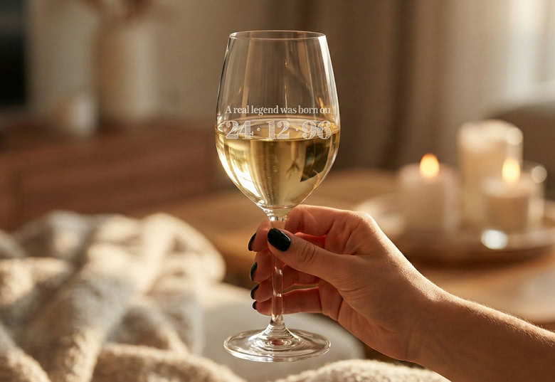 Vinglas som 30 års present 