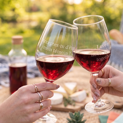 Verres à vin personnalisés