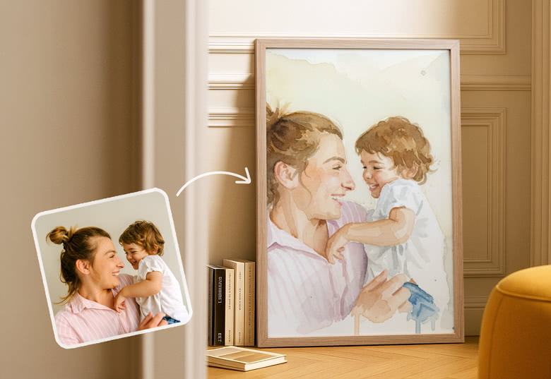 KI Poster für Muttertag