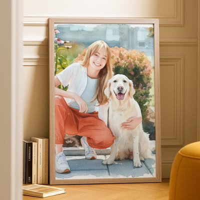 Poster avec filtre IA