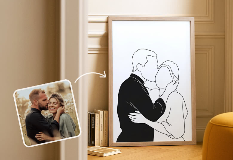 Poster met AI filter