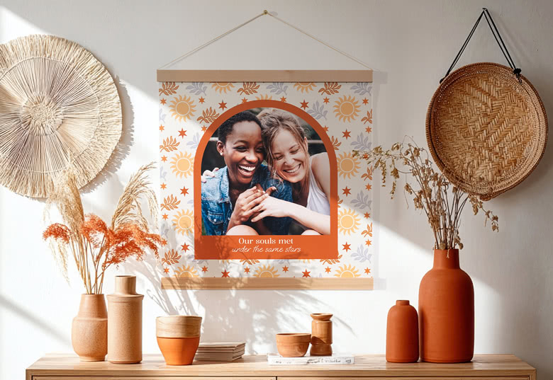 Poster avec support magnétique