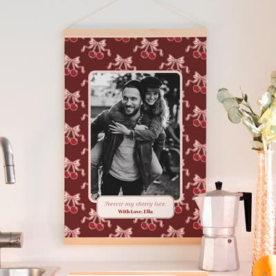 Poster met magnetische hanger