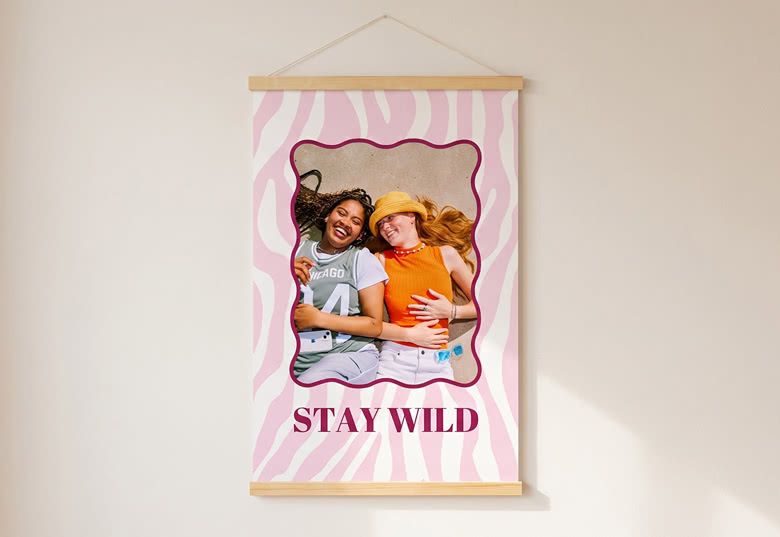 Poster with Magnetic Hanger
