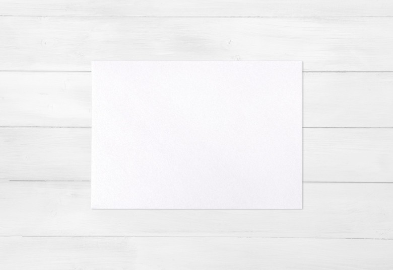 Enveloppen Glinsterend Wit Liggend (Set van 10)