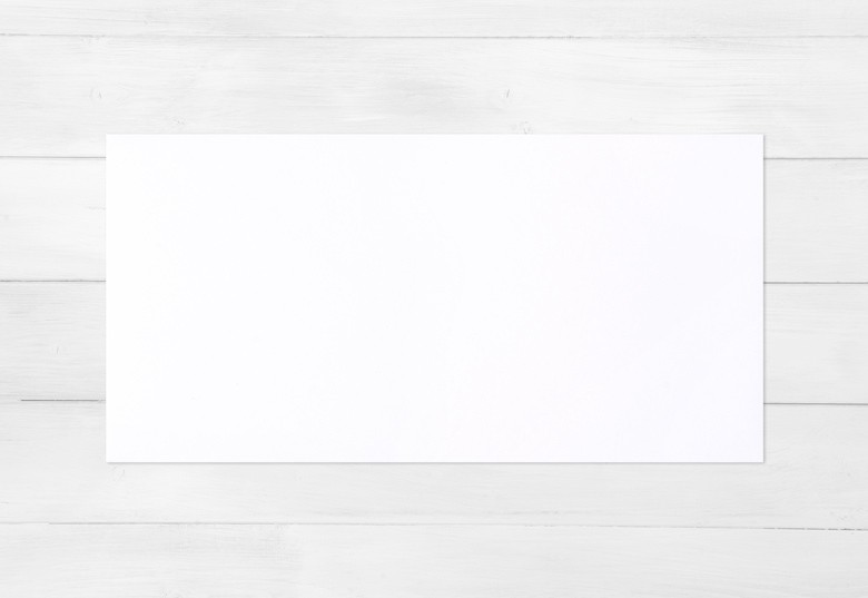 Enveloppen Stevig Wit Panorama (Set van 10)