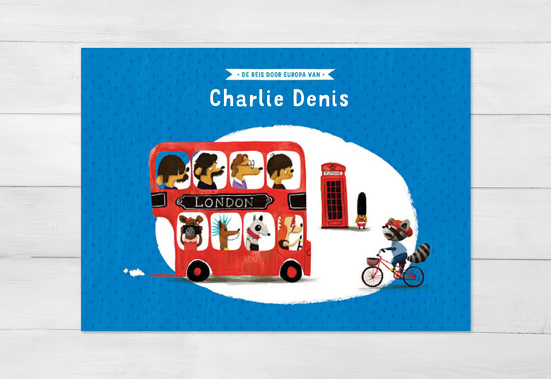 MyNameBook Europa jongens Britse bus