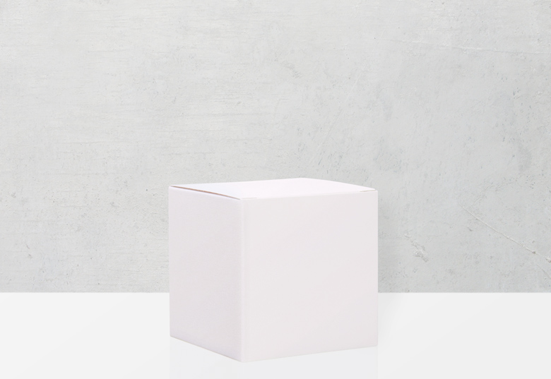 Vierkant doosje wit (Set van 24 stuks)