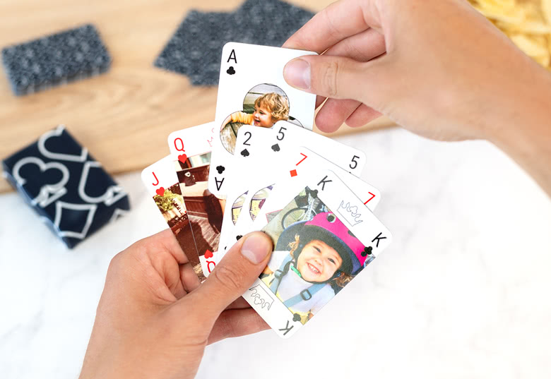 Playing Cards with personalised front