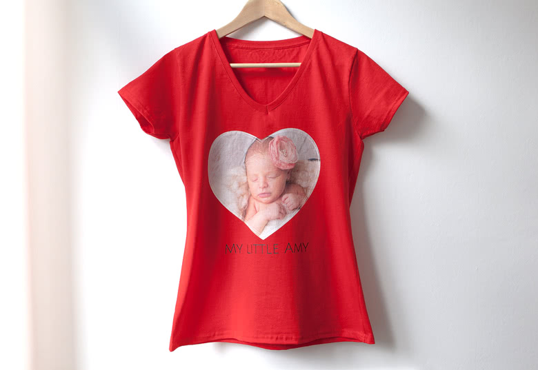 T shirt vrouwen rood S