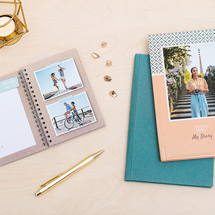 Agenda photo luxe simili cuir