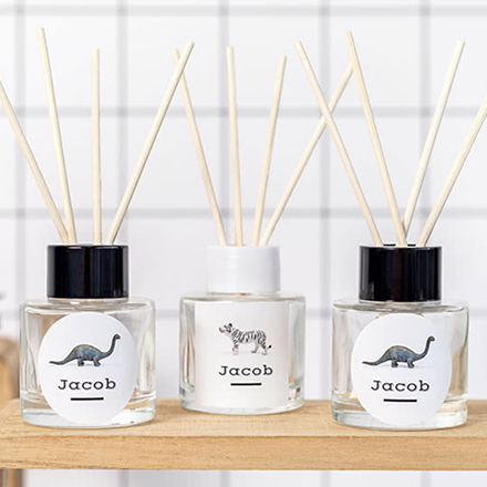Diffuseur de parfum de maison Blanc Rond (lot de 12)