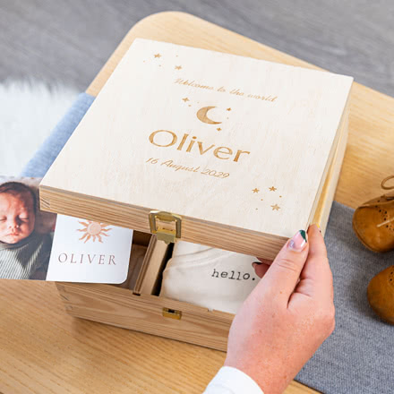Erinnerungsbox mit Gravur