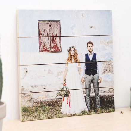 Photo sur planches en bois 39 x 39 cm