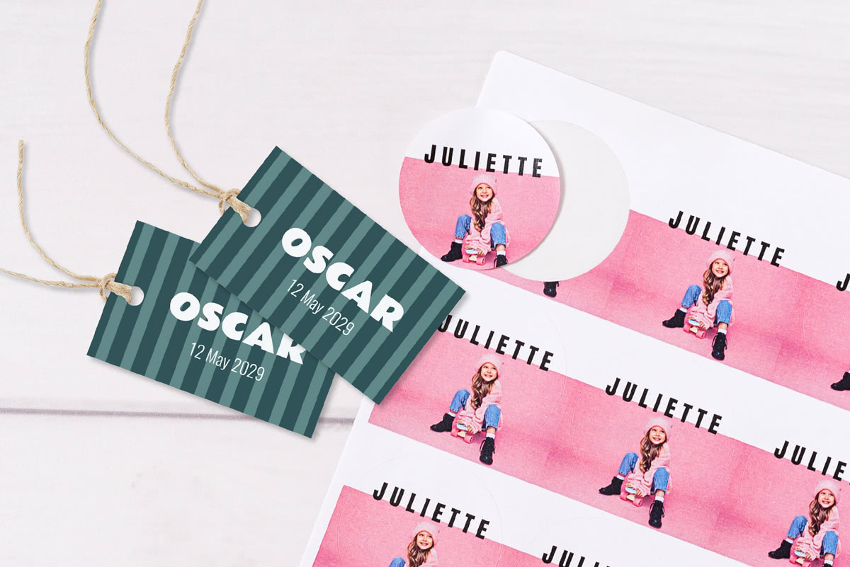 Communion favours stickers