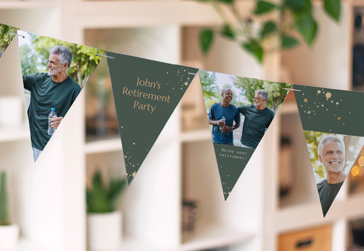 Versiering pensioenfeest