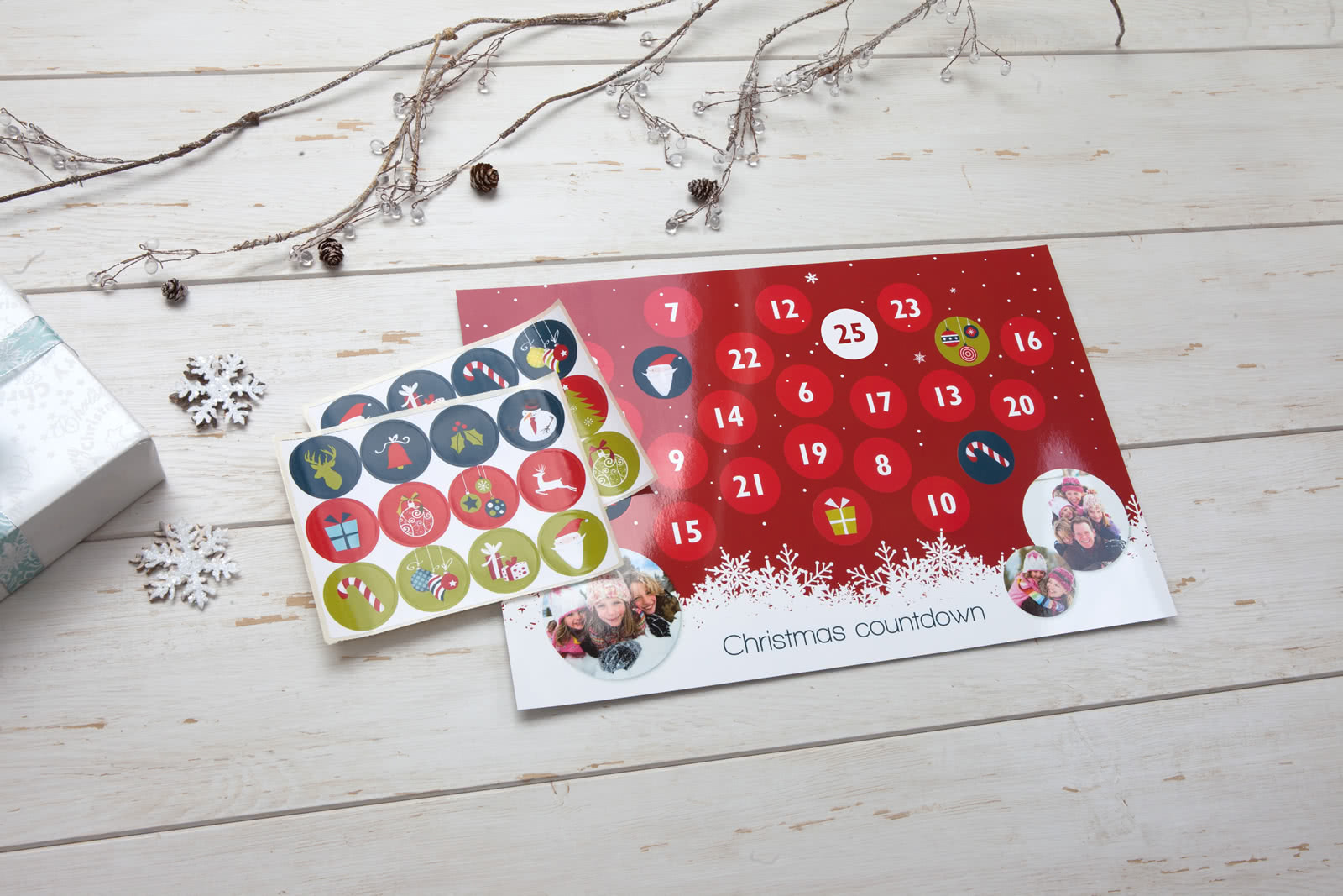 Create a nice Advent Calendar to count down the days for Christmas at
