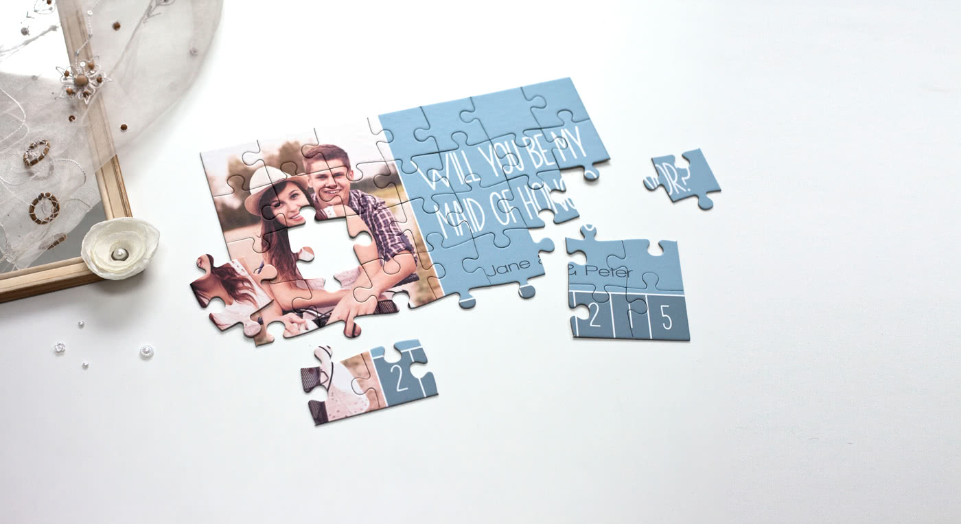Puzzle Personnalisable - Puzzle avec Photo À Personnaliser - Idée Cadeau ( Puzzle 24x19 cm - 80 pièces) : : Jeux et Jouets