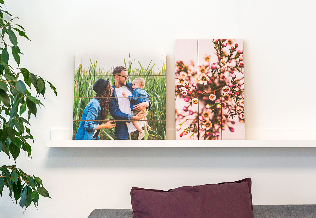 Your pics printed on pallets or a planks will create a truly one-of-a-kind ...