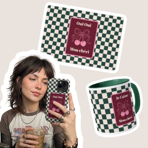 Dolce Orange Pattern - Text Only
