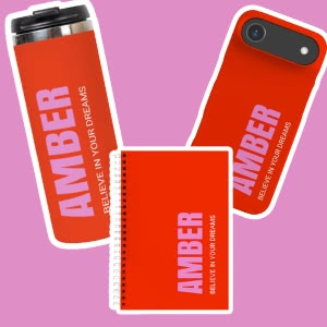 Dolce Orange Pattern - Text Only