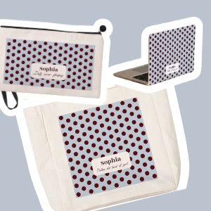 Dolce Orange Pattern - Text Only