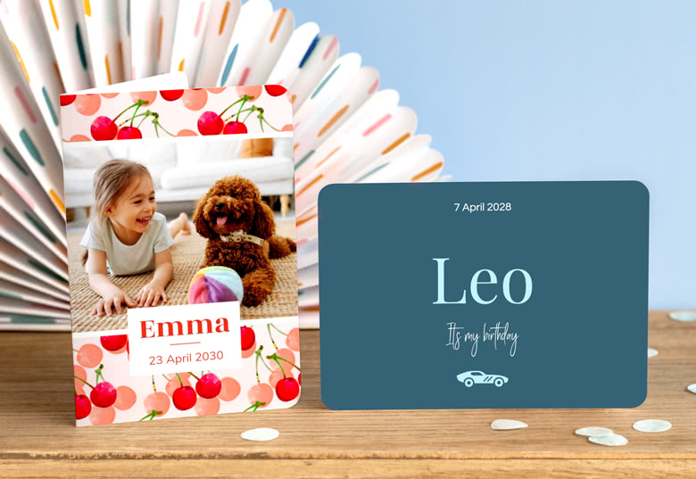 Cartes d'anniversaire