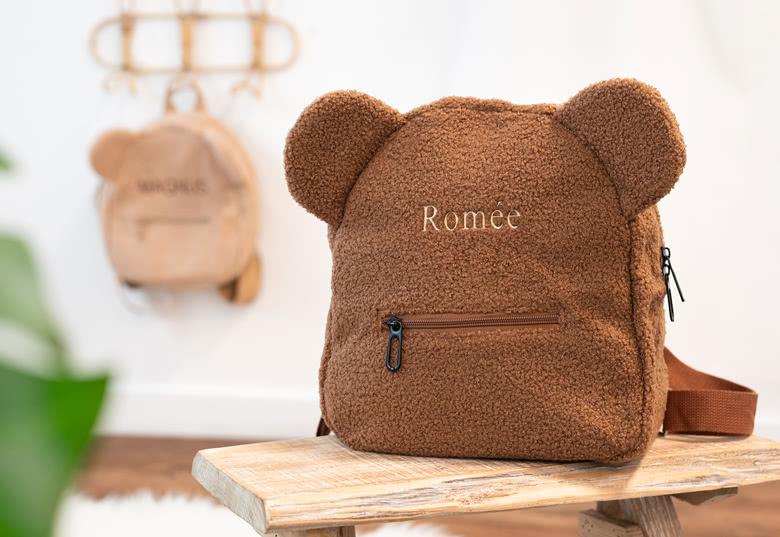 Teddyryggsäck med namn