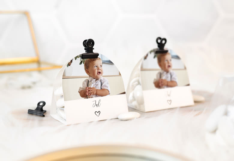 Godispåse med rundat fotoomslag