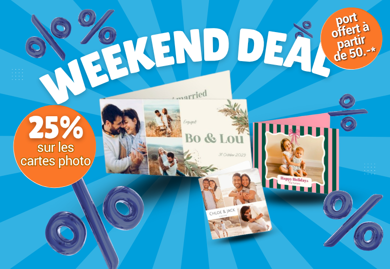 Découvrir le deal du weekend 