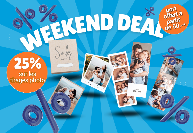 Découvrir le deal du weekend 