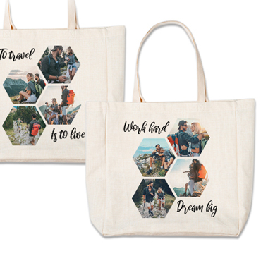 Canvas Shopping Tote Bag