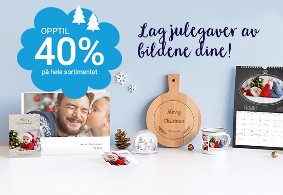 Opptil 40% på hele sortimentet