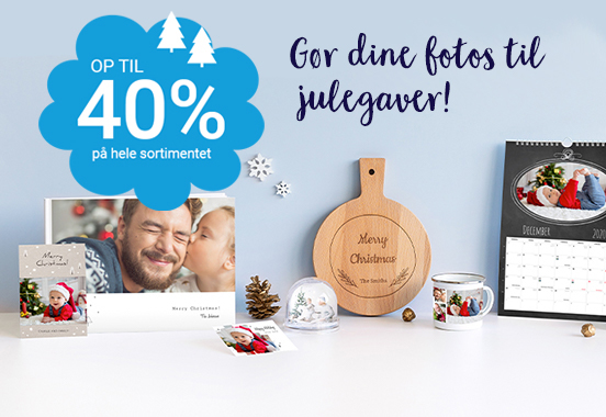 Op til 40% på hele sortimentet
