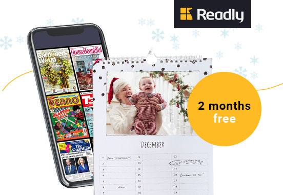 Get 2 months free subscription to Readly!