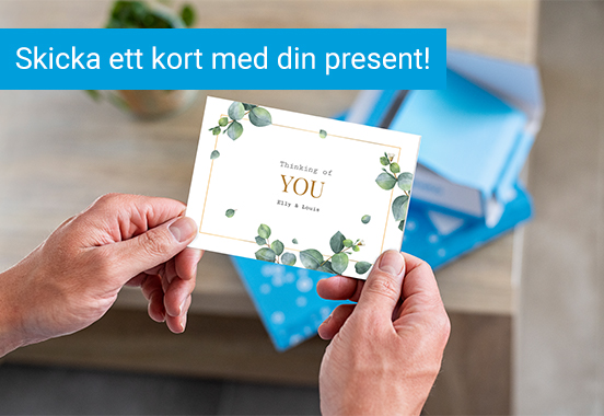 Personligt hälsningskort