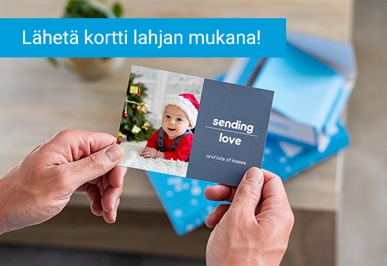Persoonallinen tervehdyskortti