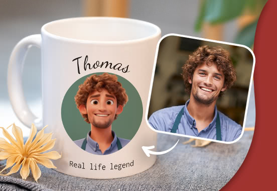 Originele fotocadeaus met AI filter