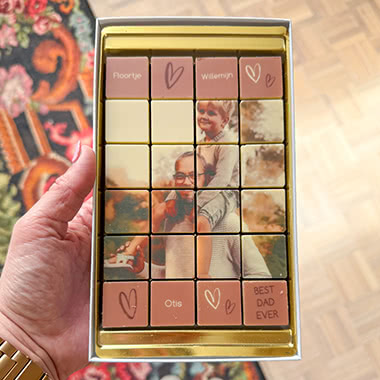Foto op chocolade