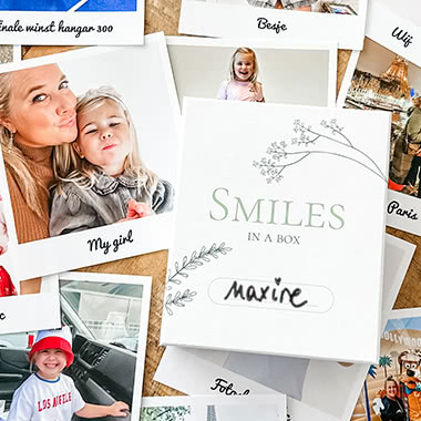 Foto's in een doosje