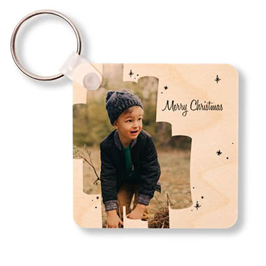 Houten sleutelhanger