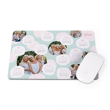 Muismat met kalender